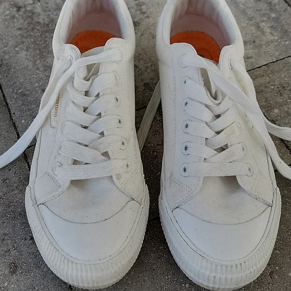 Rocket Dog Cheery White Sneakers  Sz 8.5 - Picture 10 of 12